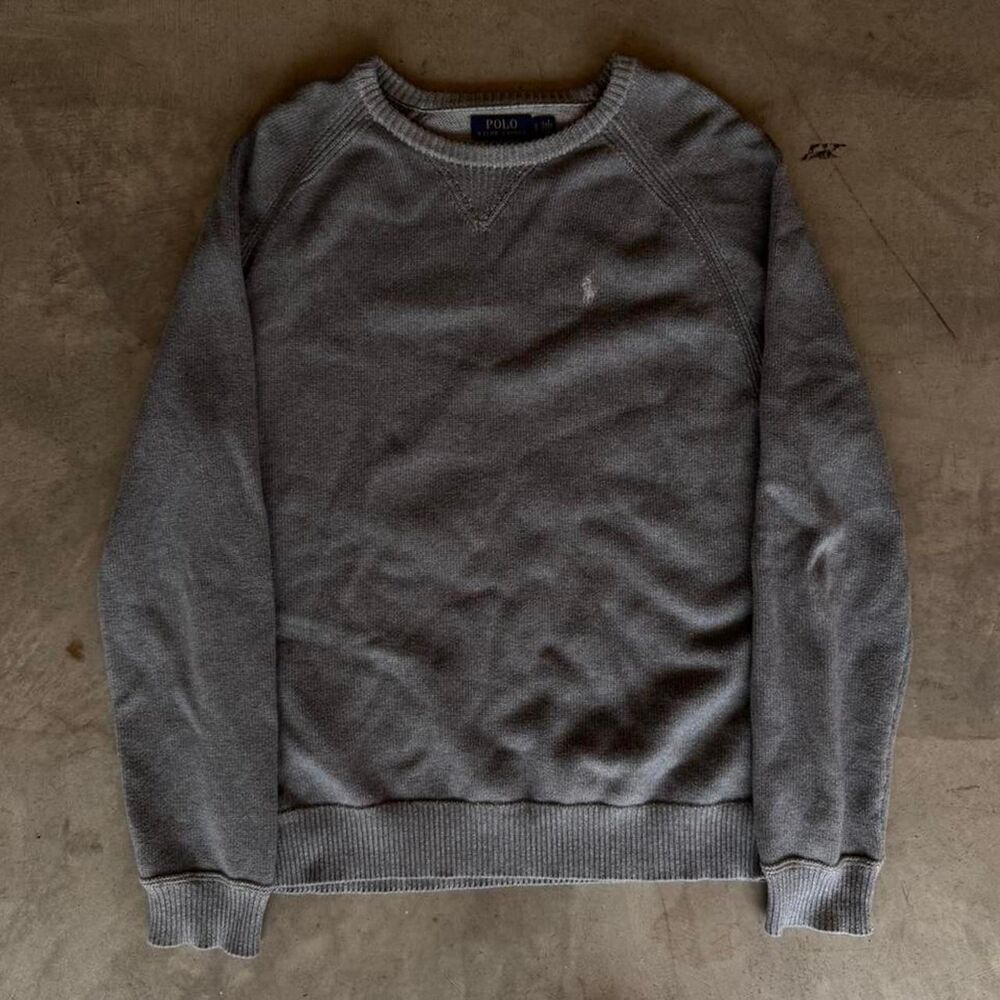 Polo-ralph-lauren Men's Grey and Brown Jumper